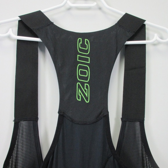 ZOIC Cycling Bib Shorts Men XL Black Padded Bike Biking Pockets Activewear 306 - Picture 4 of 16